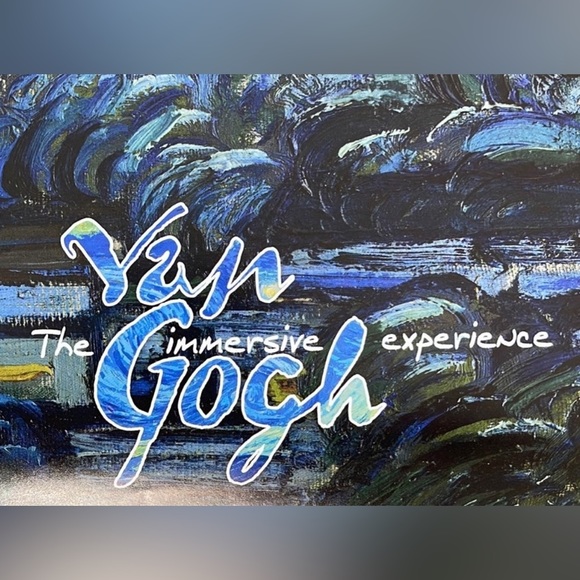 VAN GOGH THE IMMERSIVE EXPERIENCE Exhibit Starry Night Poster 16" x 20" NEW! - Picture 4 of 7